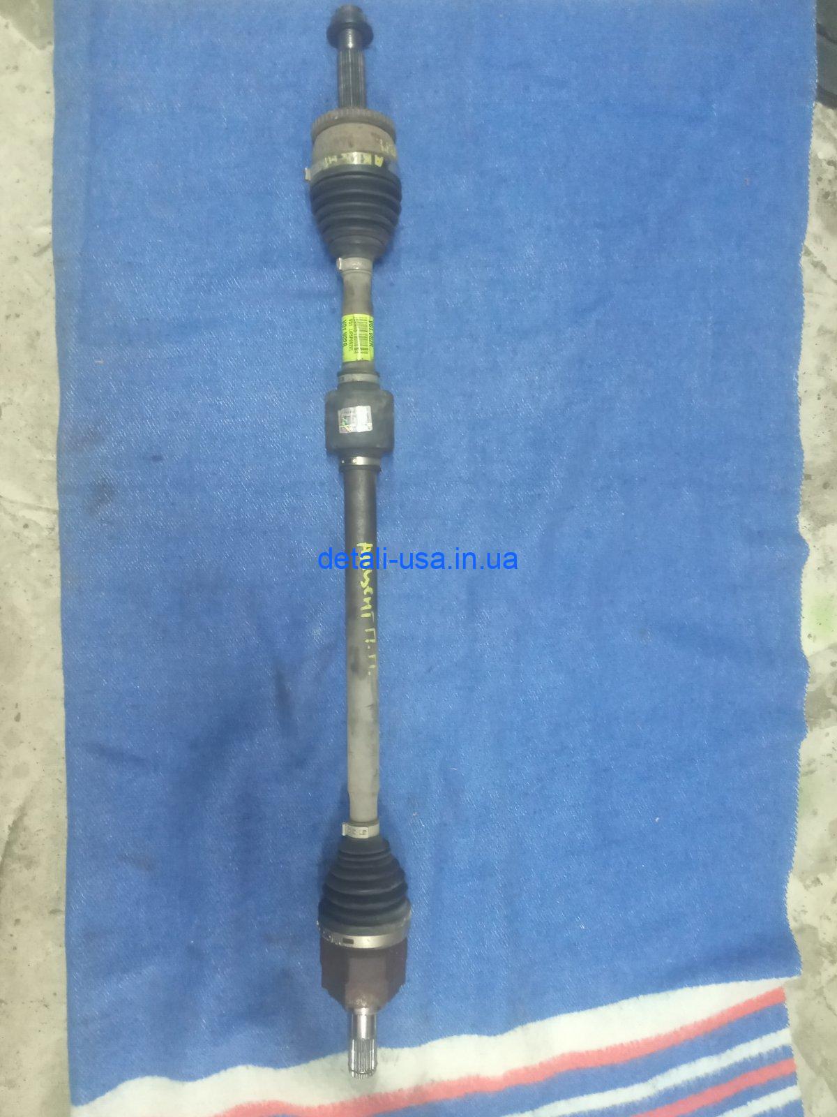Полуось (привод) передний правый Hyundai accent 2012 495011R000 Полуось (привод) передний правый Hyundai accent 2012 495011R000